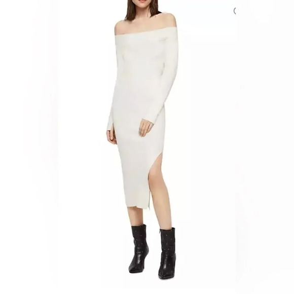 NEW ALLSAINTS Alyssa Side-Slit Knit Dress - Picture 8 of 16